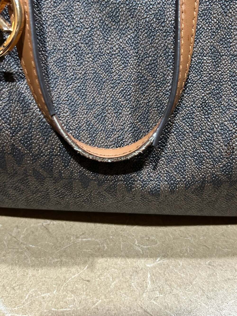 Michael Kors Edith Large Logo Monogram Tote Bag with Pouch and dust bag - Picture 4 of 12